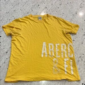 Abercrombie & Fitch Bright Yellow Muscle Tee
